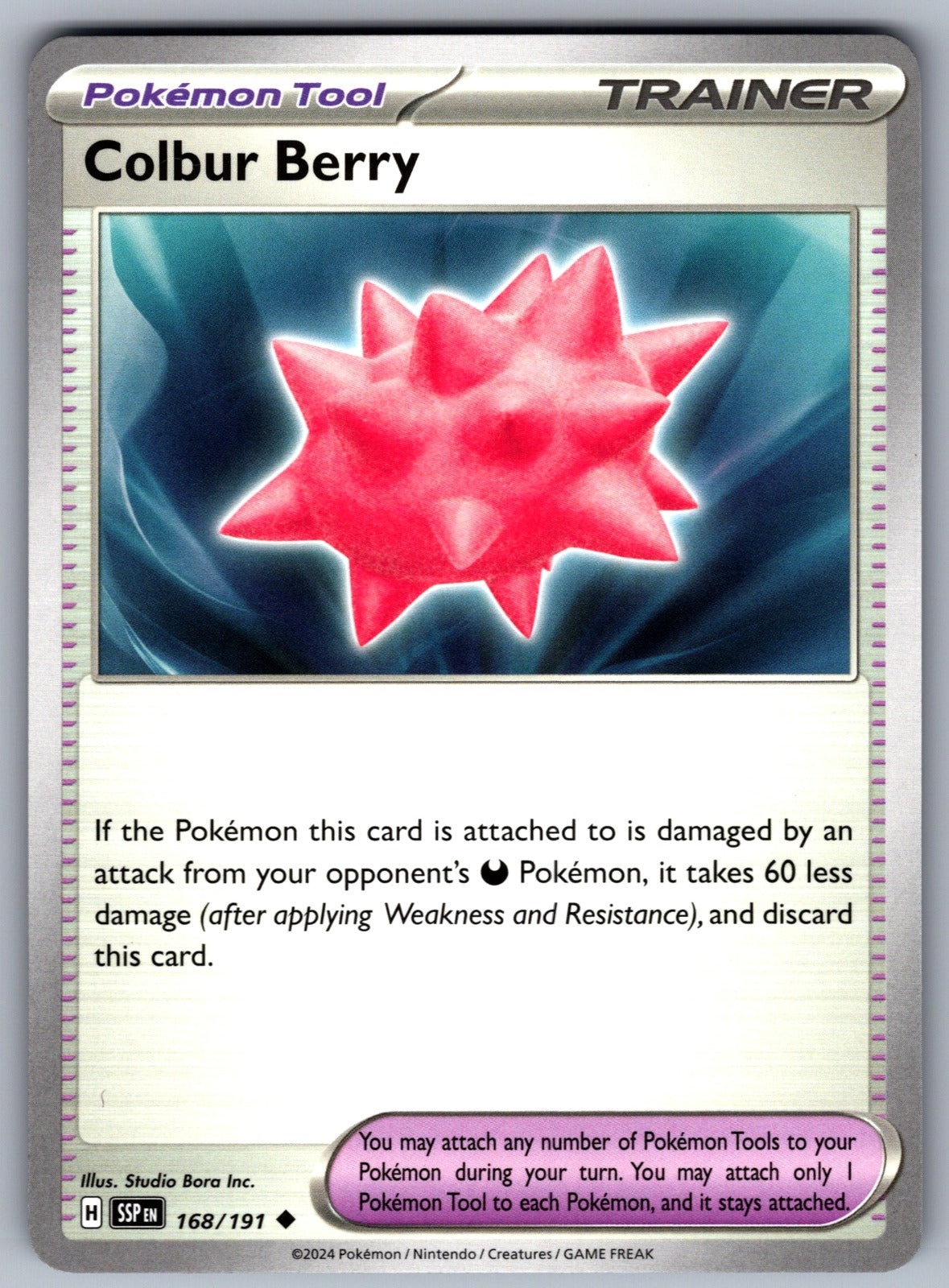 Colbur Berry Uncommon SV08: Surging Sparks 168/191 NM 2024