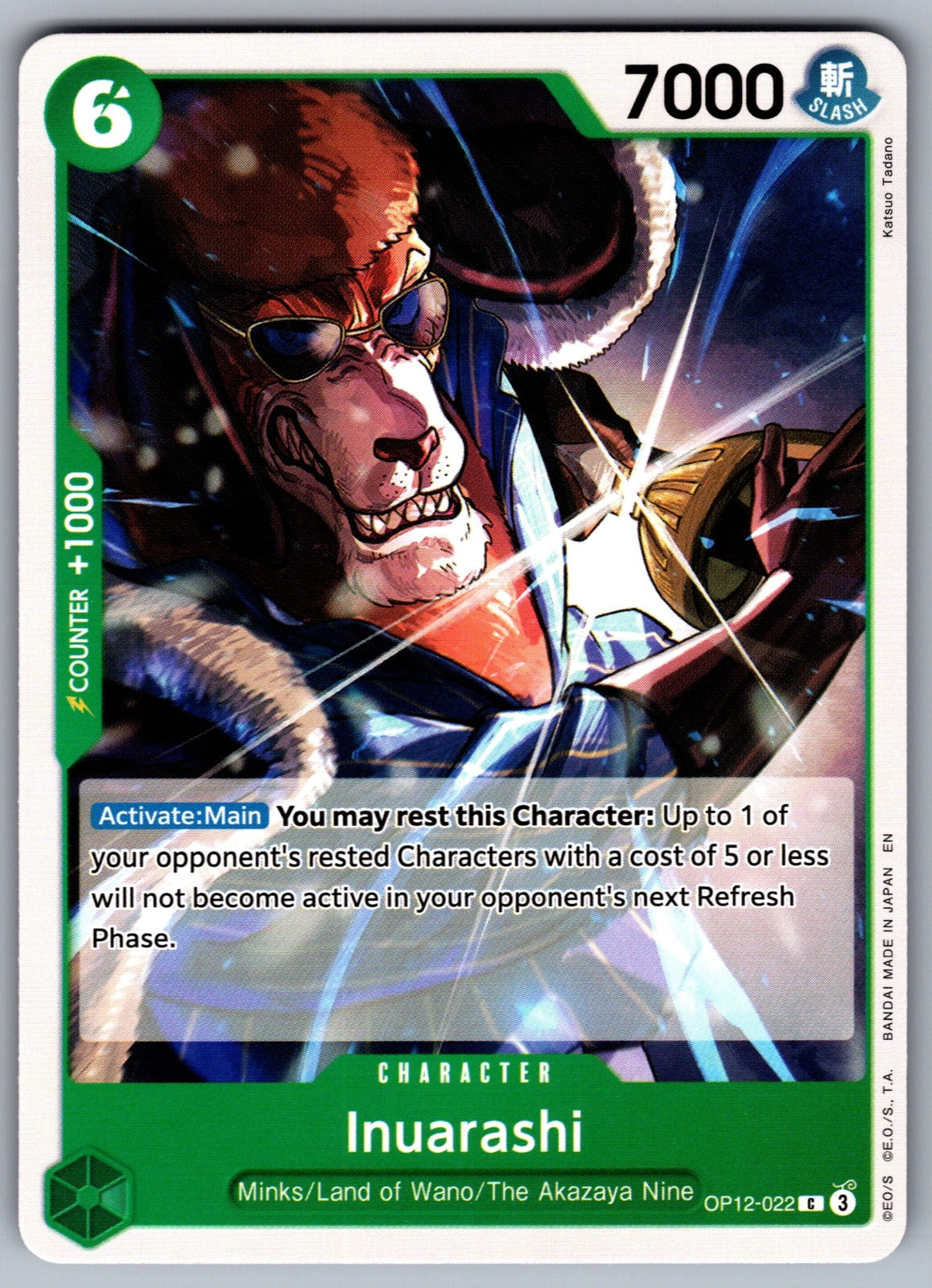 Inuarashi C Legacy of the Master OP12-022 NM 2025