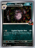 Team Rocket's Weezing Uncommon SV10: Destined Rivals 126/182 NM 2025