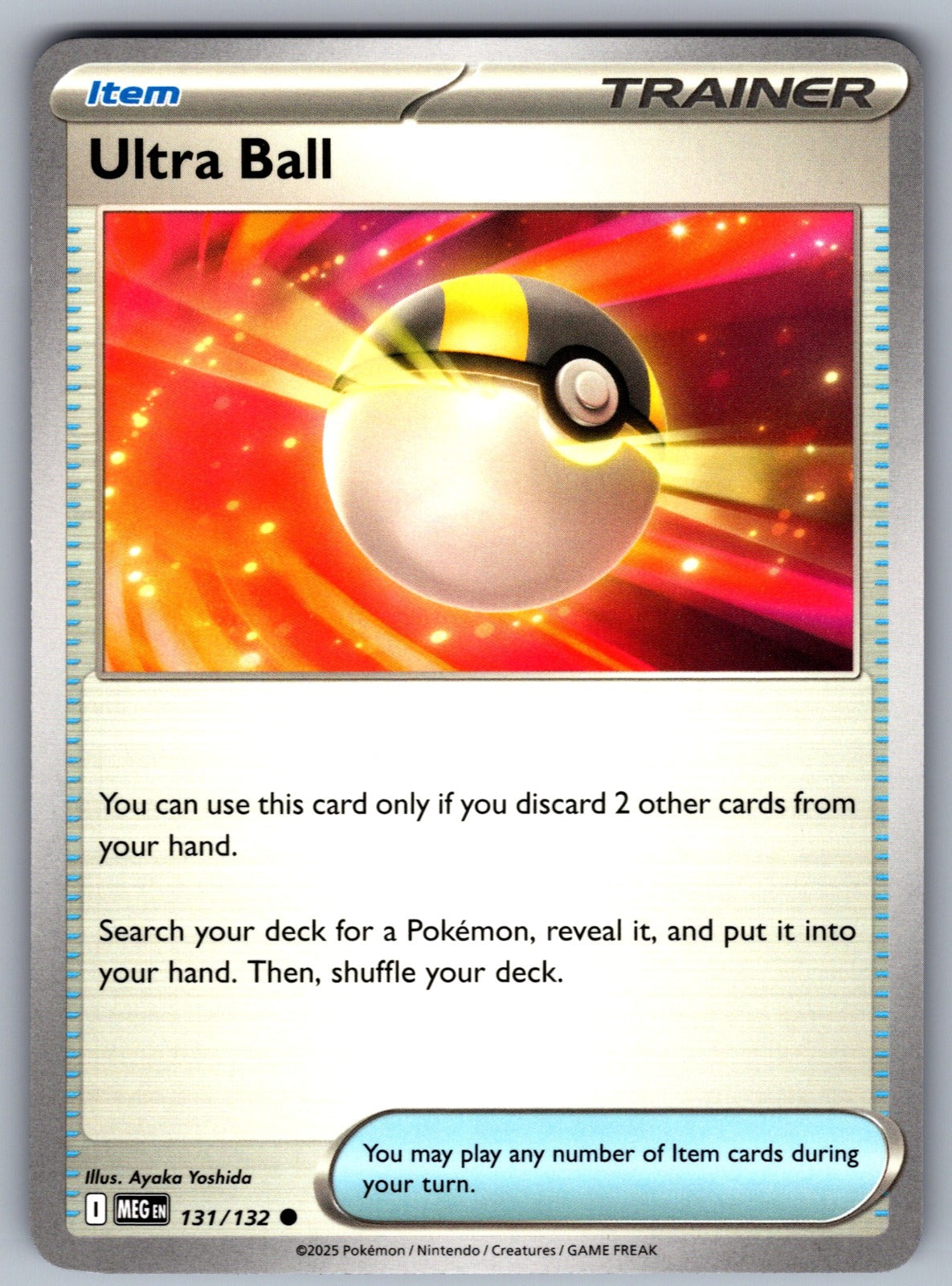 Ultra Ball Common ME01: Mega Evolution 131/132 NM 2025