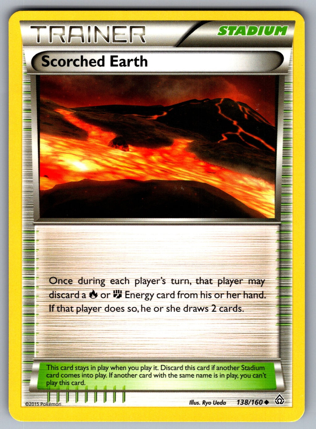 Scorched Earth Uncommon XY - Primal Clash 138/160 LP 2015