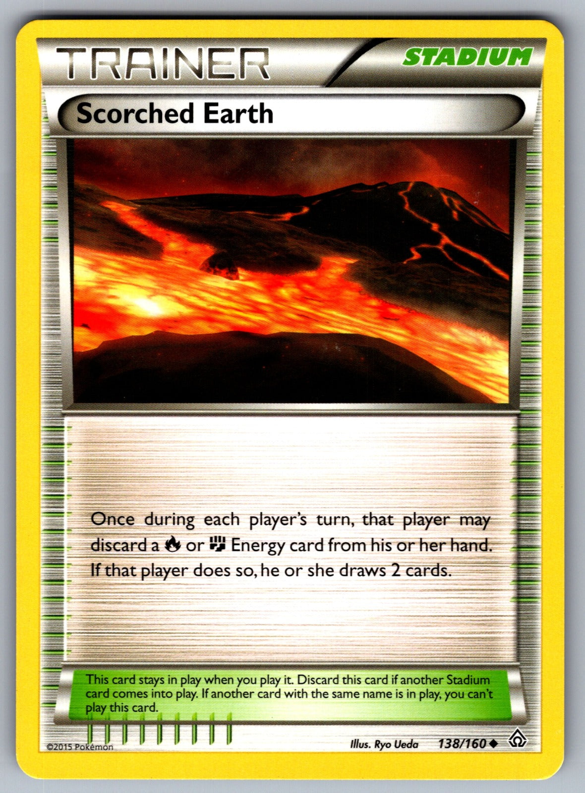 Scorched Earth Uncommon XY - Primal Clash 138/160 LP 2015