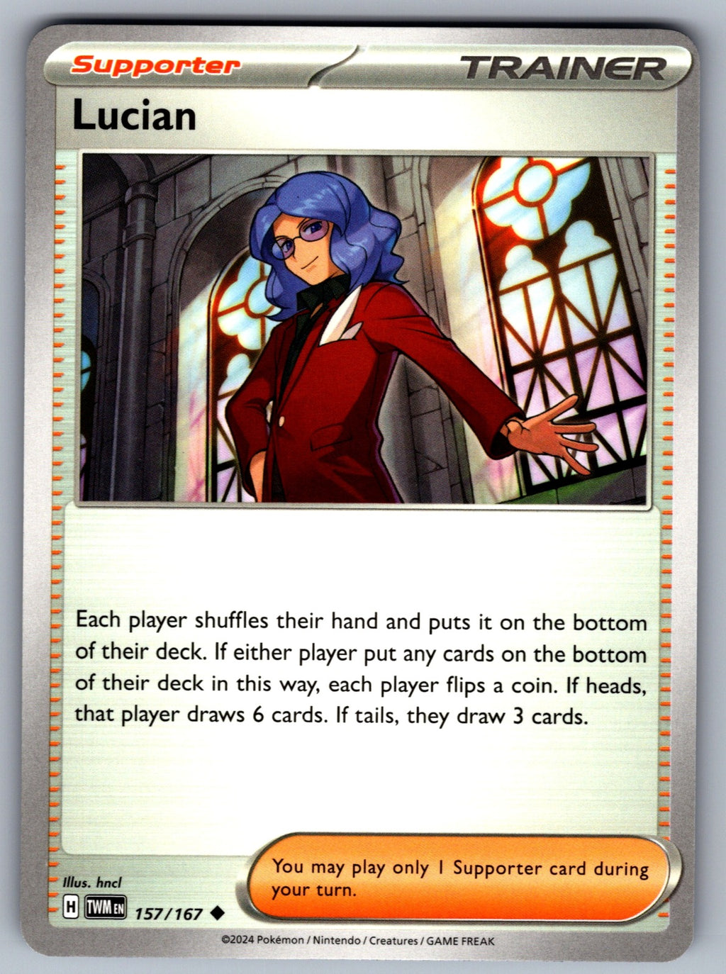 Lucian Uncommon SV06: Twilight Masquerade 157/167 NM 2024
