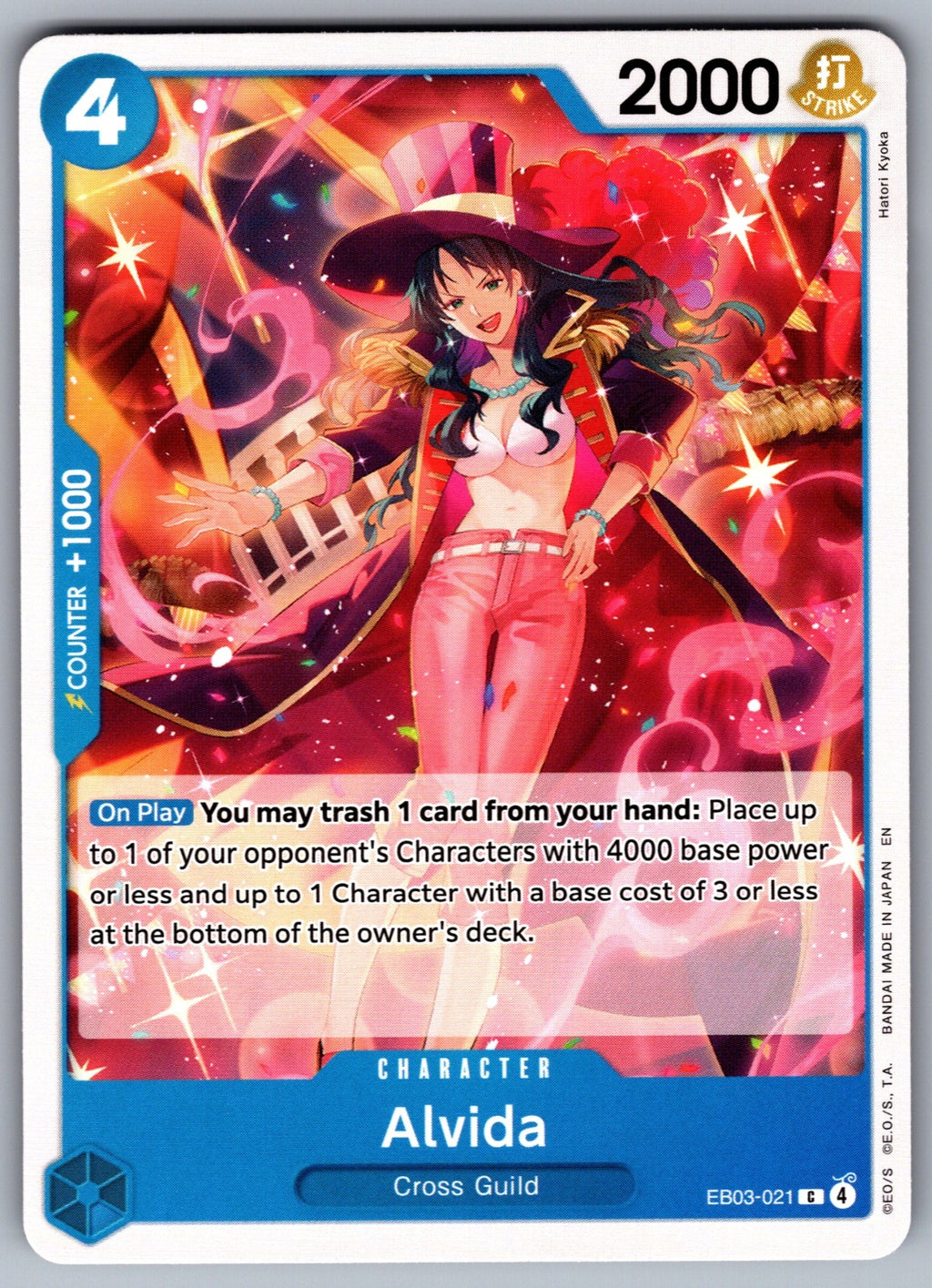 Alvida C Extra Booster: One Piece Heroines Edition EB03-021 NM 2026