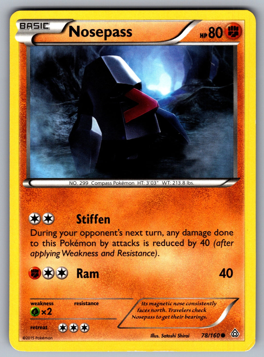 Nosepass Common XY - Primal Clash 78/160 LP 2015