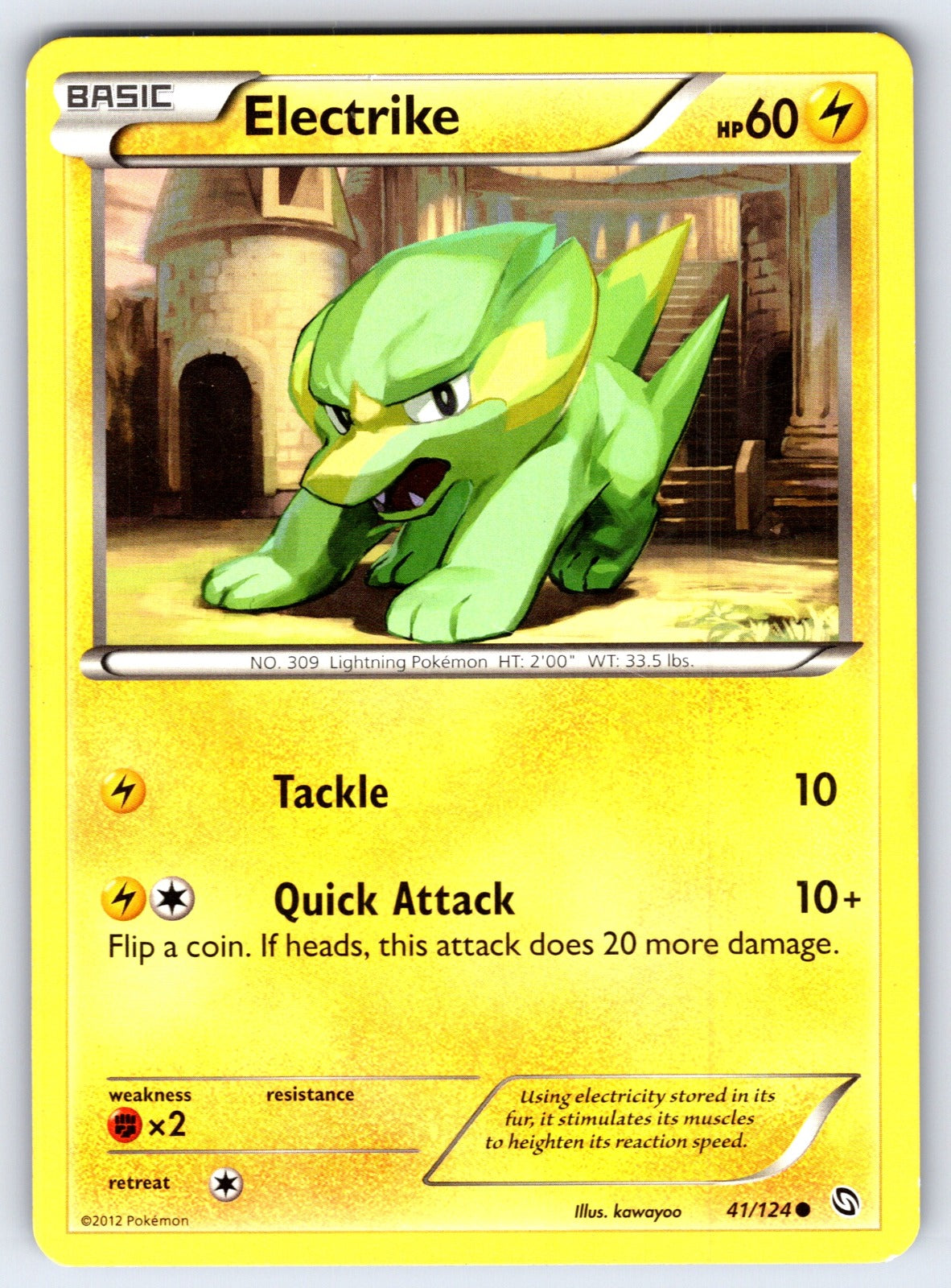 Electrike (41) Common Dragons Exalted 41/124 LP 2012