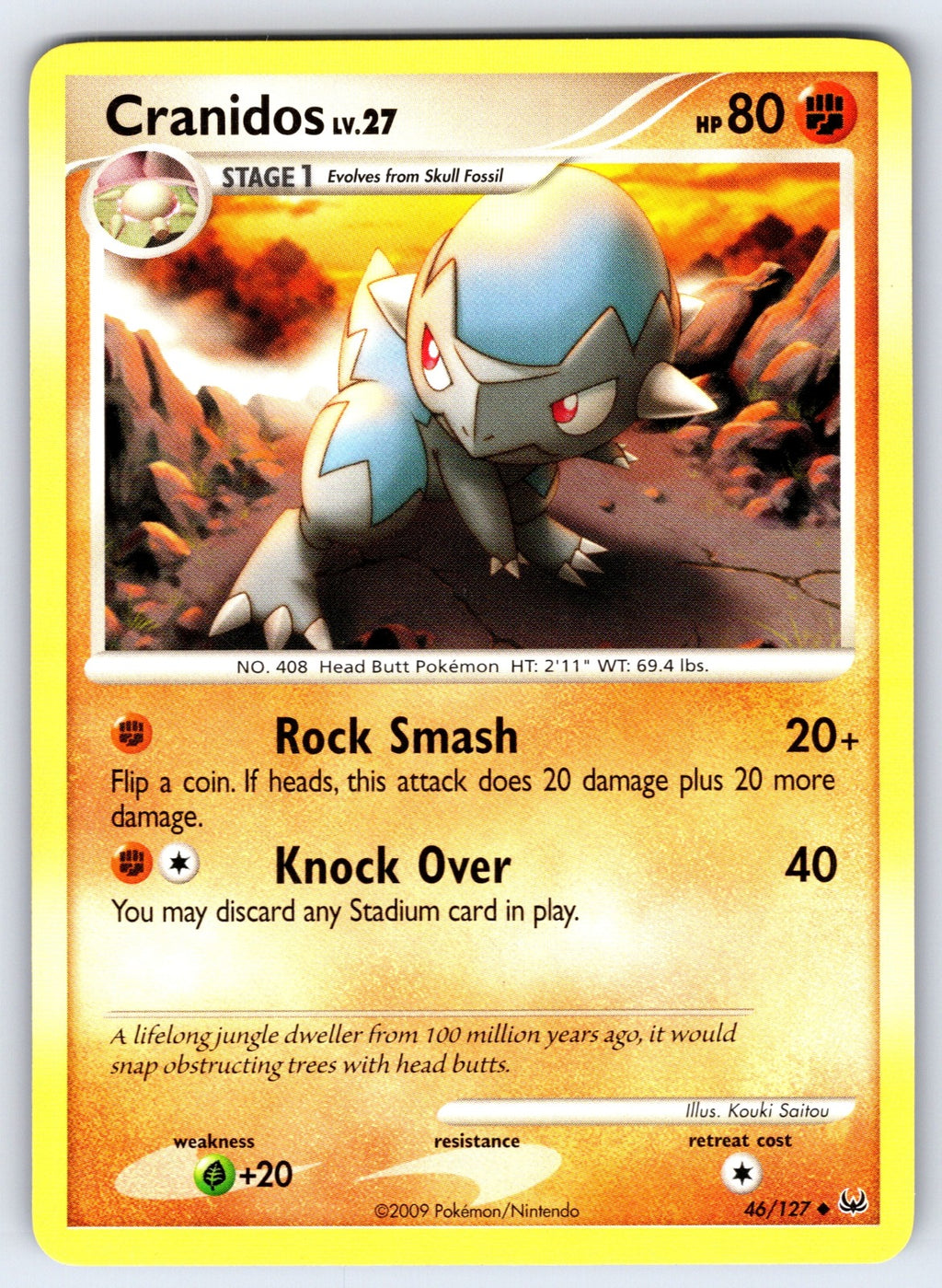 Cranidos Uncommon Platinum 46/127 LP 2009