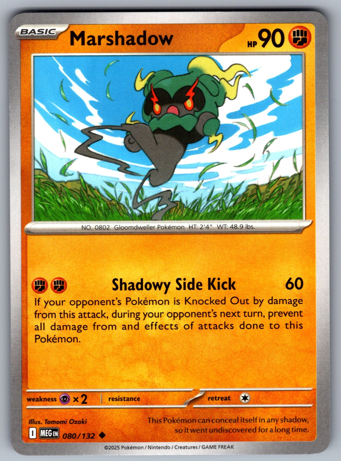 Marshadow Uncommon ME01: Mega Evolution 080/132 NM 2025