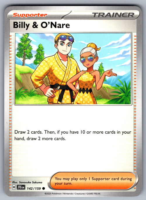 Billy & O'Nare Common SV09: Journey Together 142/159 NM 2025