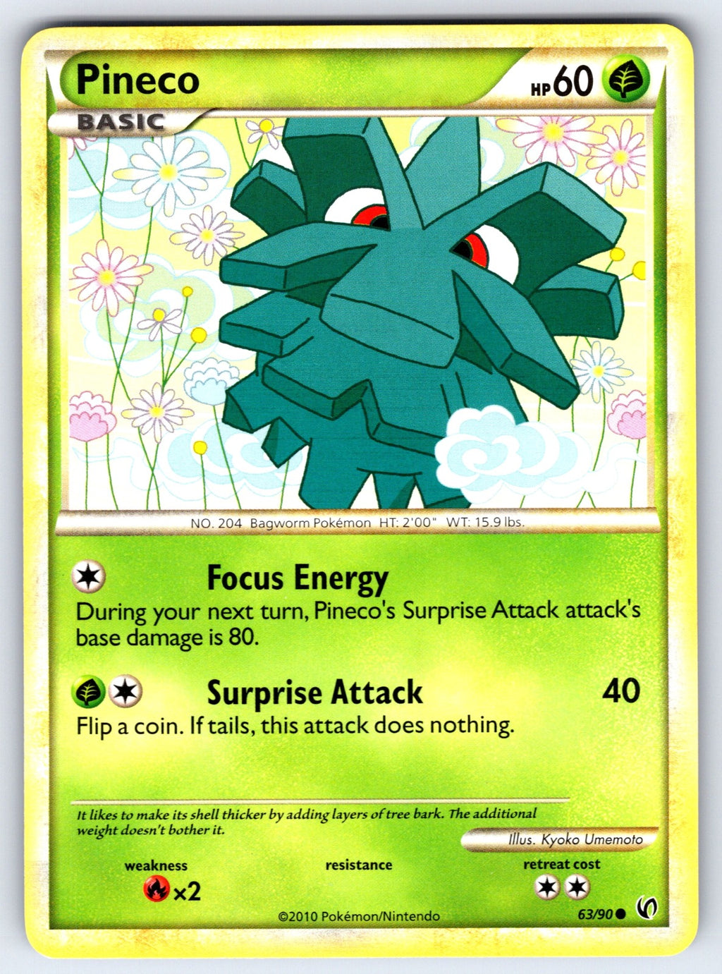 Pineco (63) Common Undaunted 63/90 LP 2010