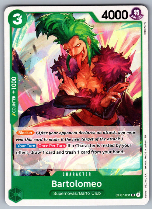 Bartolomeo UC 500 Years in the Future OP07-031 NM 2024