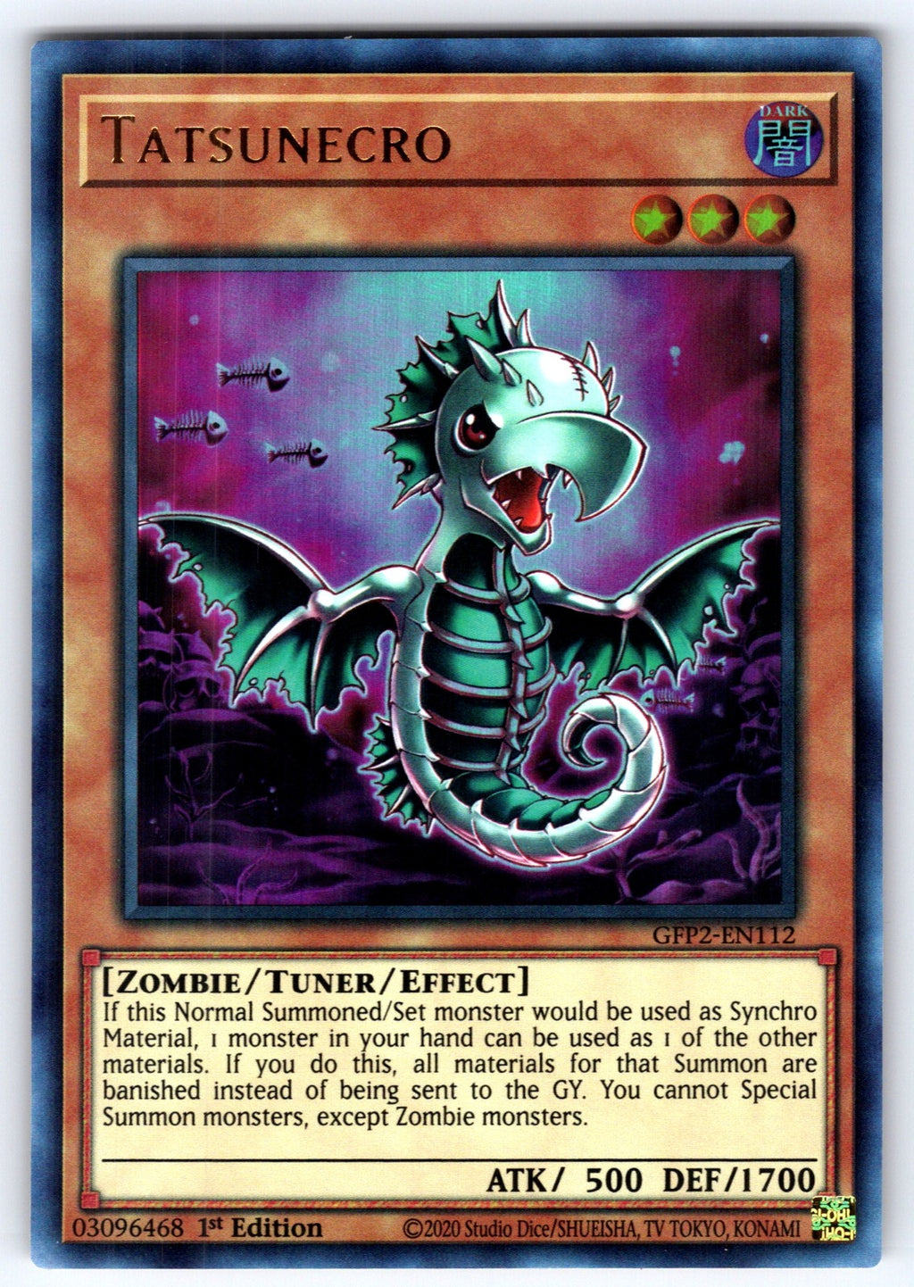 Tatsunecro 1st Edition Ultra Rare Ghosts From the Past: The 2nd Haunting GFP2-EN
