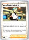 Team Rocket's Archer Uncommon SV10: Destined Rivals 170/182 NM 2025
