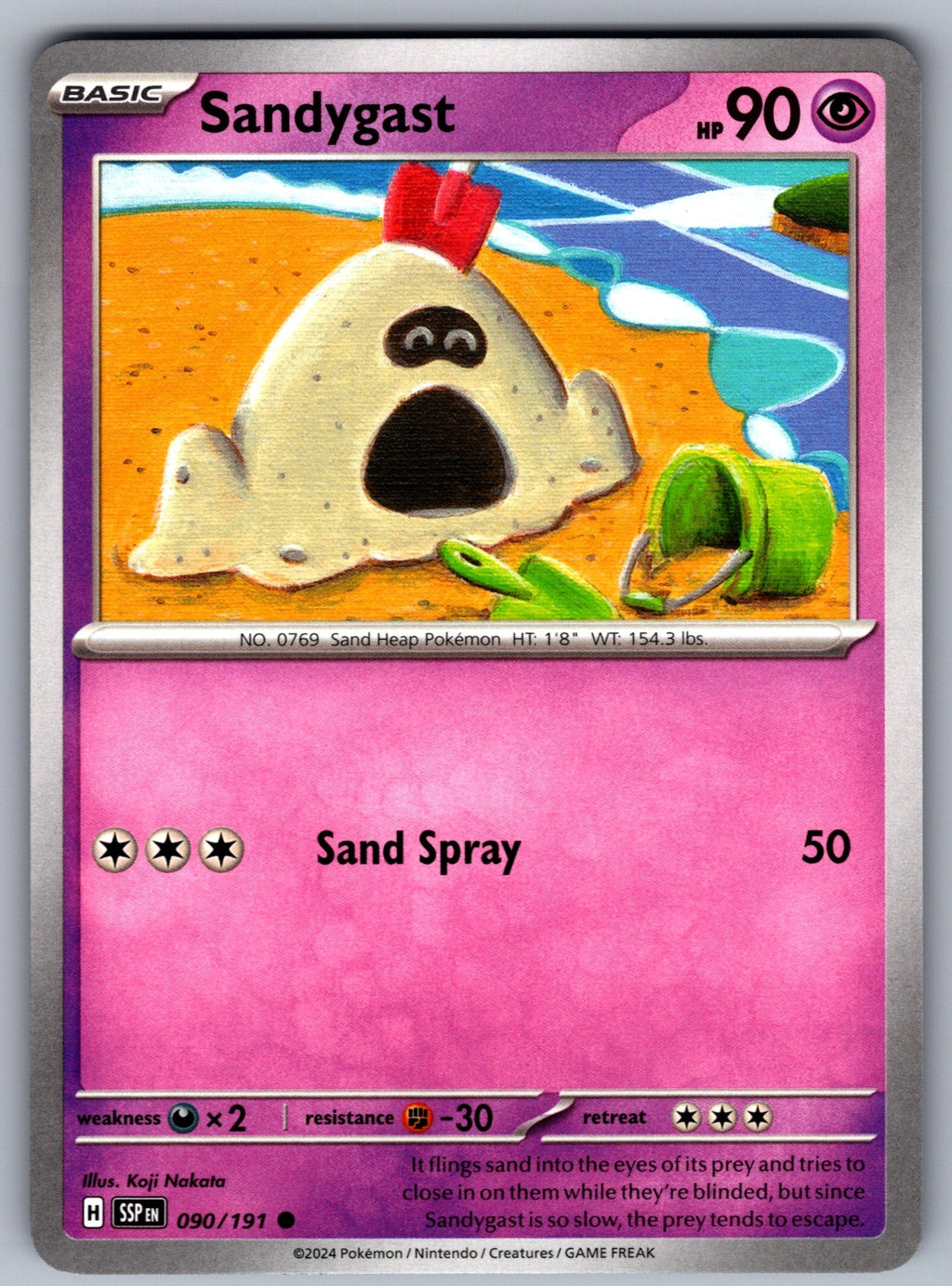 Sandygast Common SV08: Surging Sparks 090/191 NM 2024