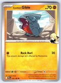 Cynthia's Gible Common SV10: Destined Rivals 102/182 LP 2025