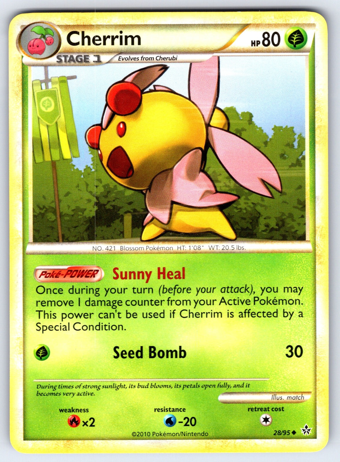 Cherrim Uncommon Unleashed 28/95 LP 2010