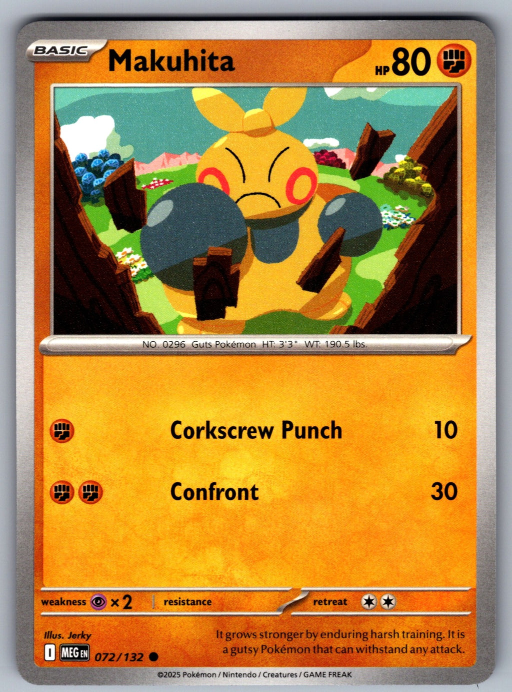 Makuhita Common ME01: Mega Evolution 072/132 NM 2025
