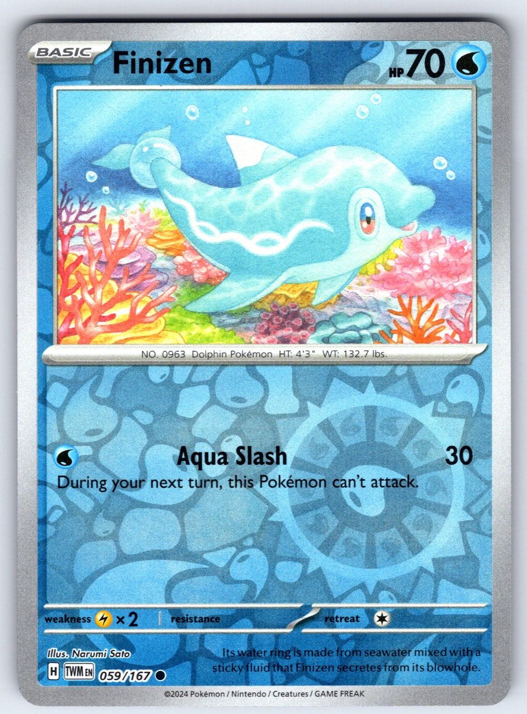 Finizen Reverse Holo Common SV06: Twilight Masquerade 059/167 NM 2024