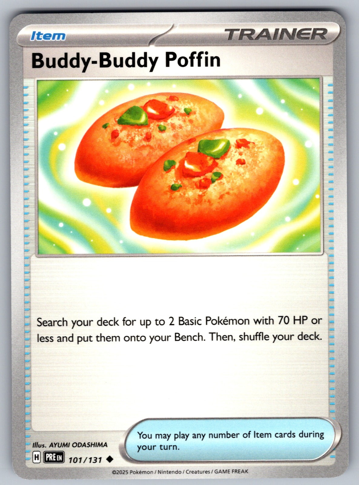 Buddy-Buddy Poffin Uncommon SV: Prismatic Evolutions 101/131 NM 2025