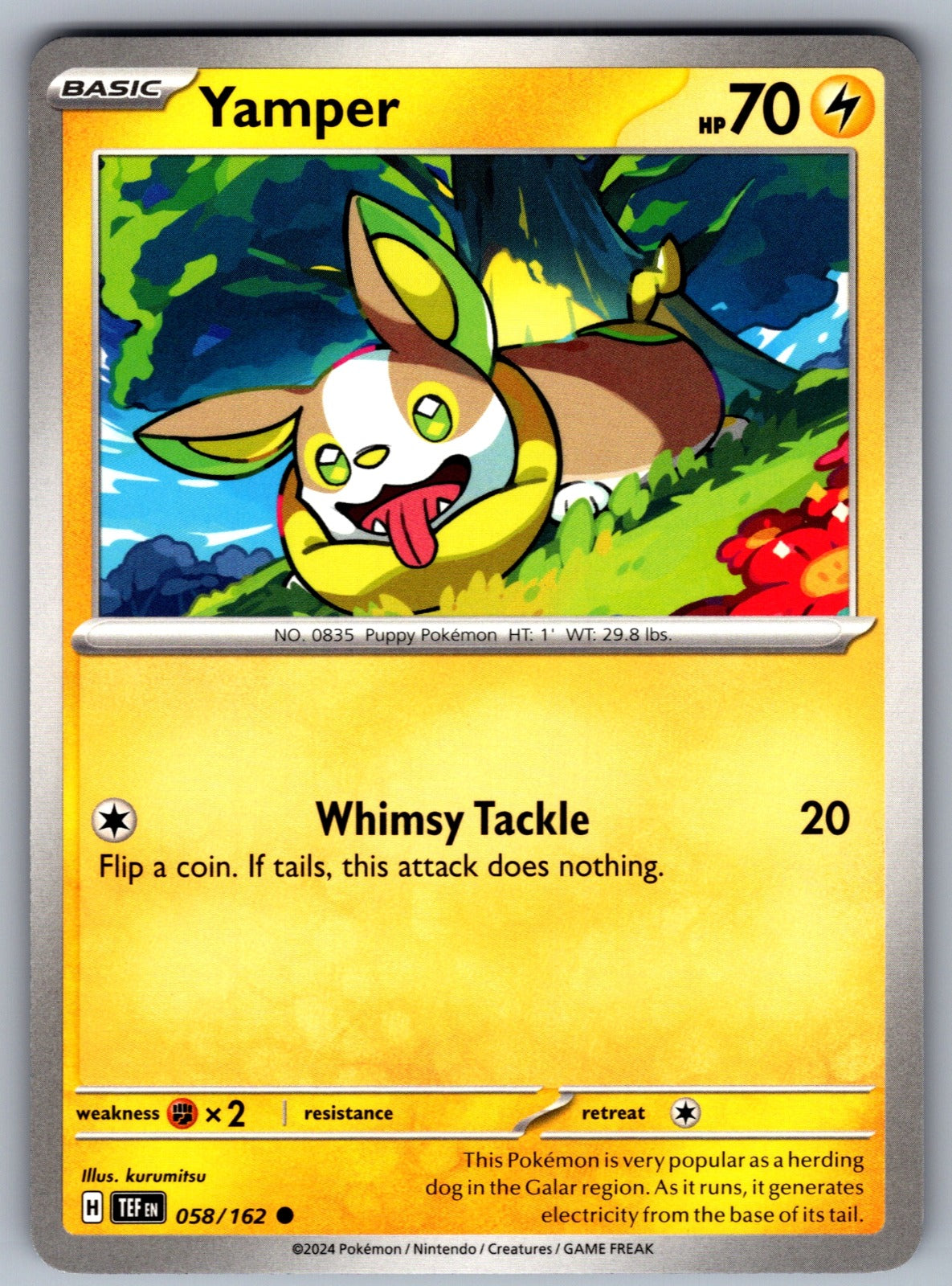 Yamper Common SV05: Temporal Forces 058/162 NM 2024