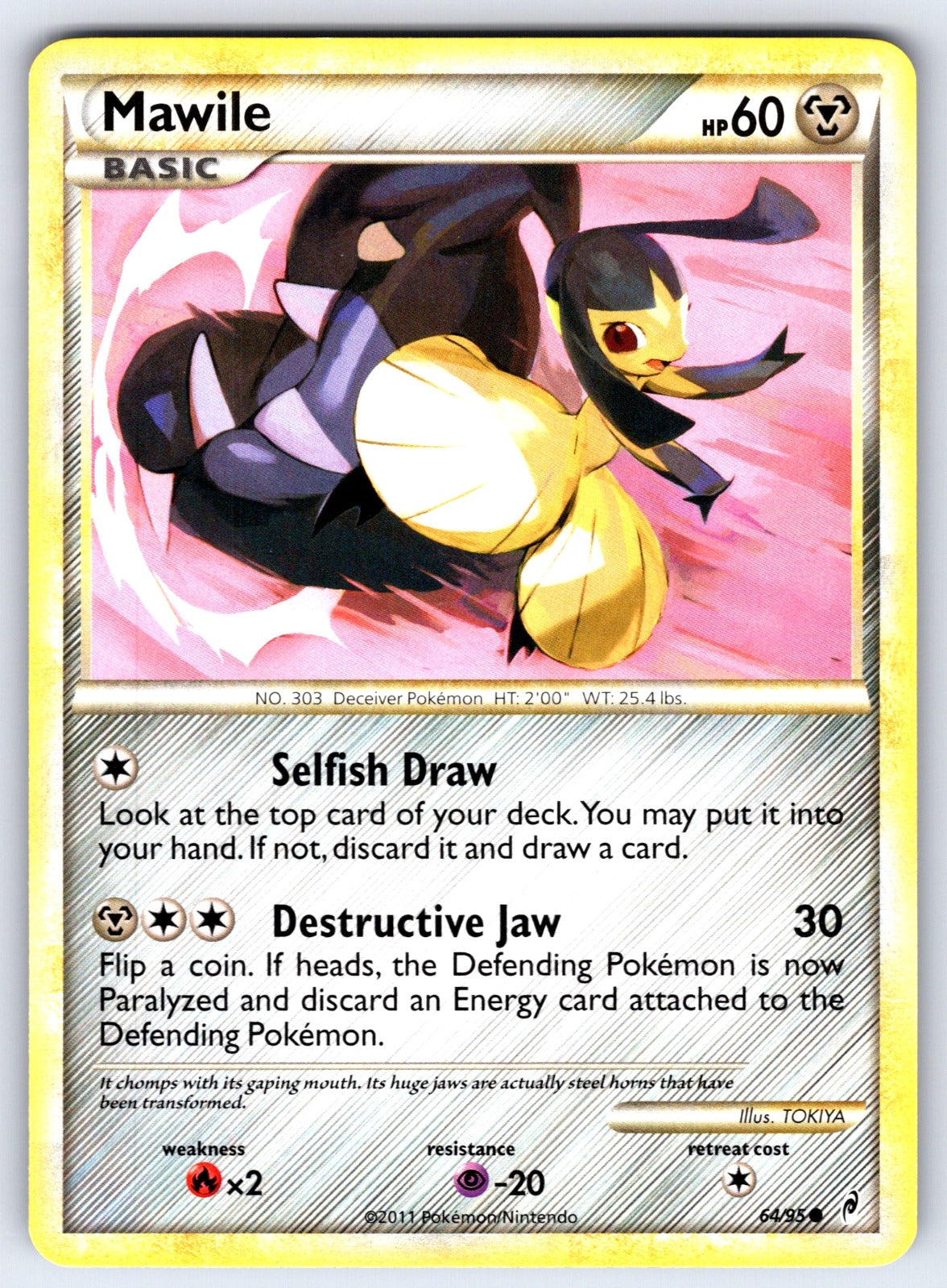 Mawile Common Call of Legends 64/95 LP 2011