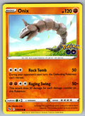 Onix Common Pokemon GO 036/078 NM 2022