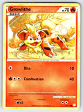 Growlithe Common HeartGold SoulSilver 65/123 LP 2010