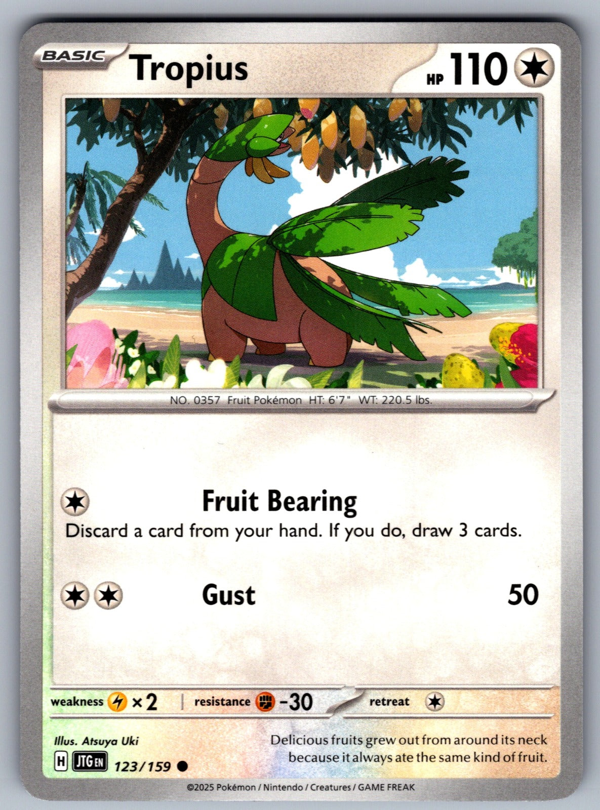 Tropius Common SV09: Journey Together 123/159 NM 2025