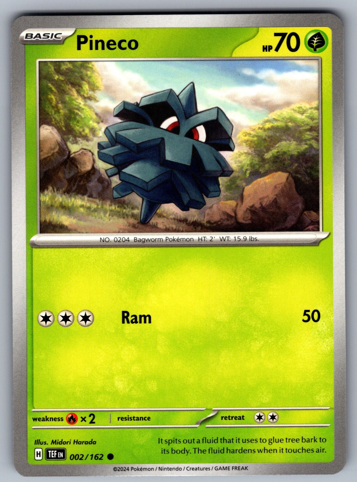 Pineco Common SV05: Temporal Forces 002/162 NM 2024