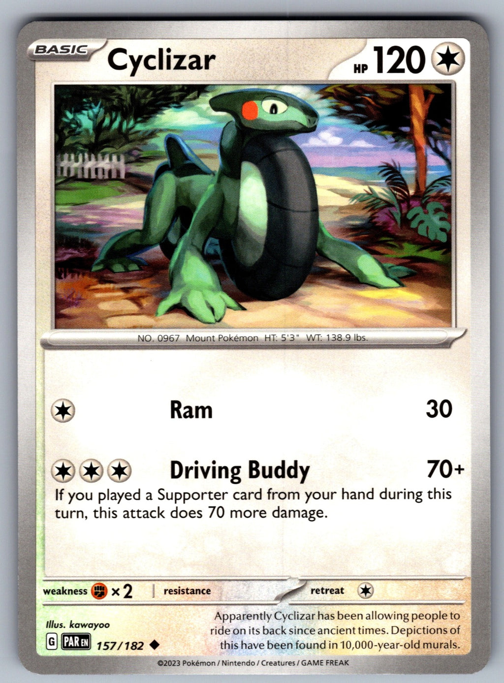 Cyclizar Uncommon SV04: Paradox Rift 157/182 NM 2023