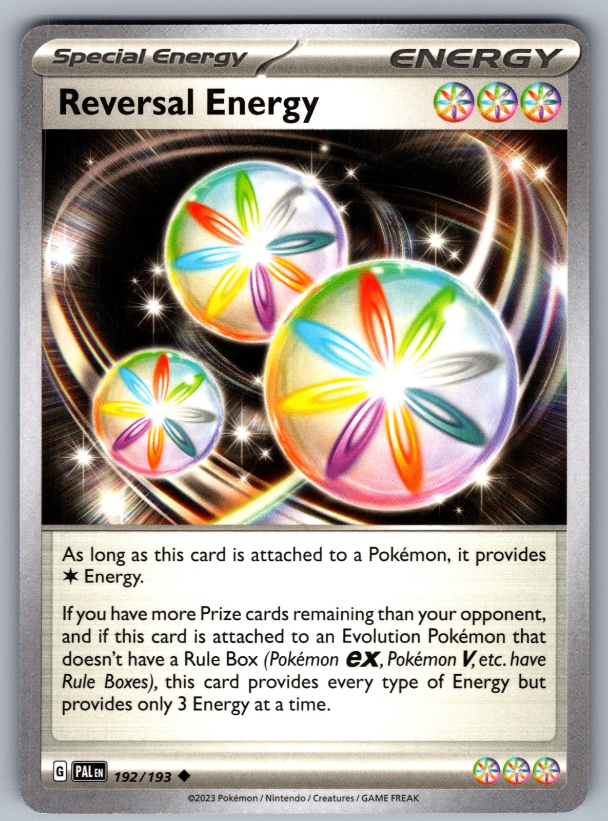 Reversal Energy Uncommon SV02: Paldea Evolved 192/193 NM 2023
