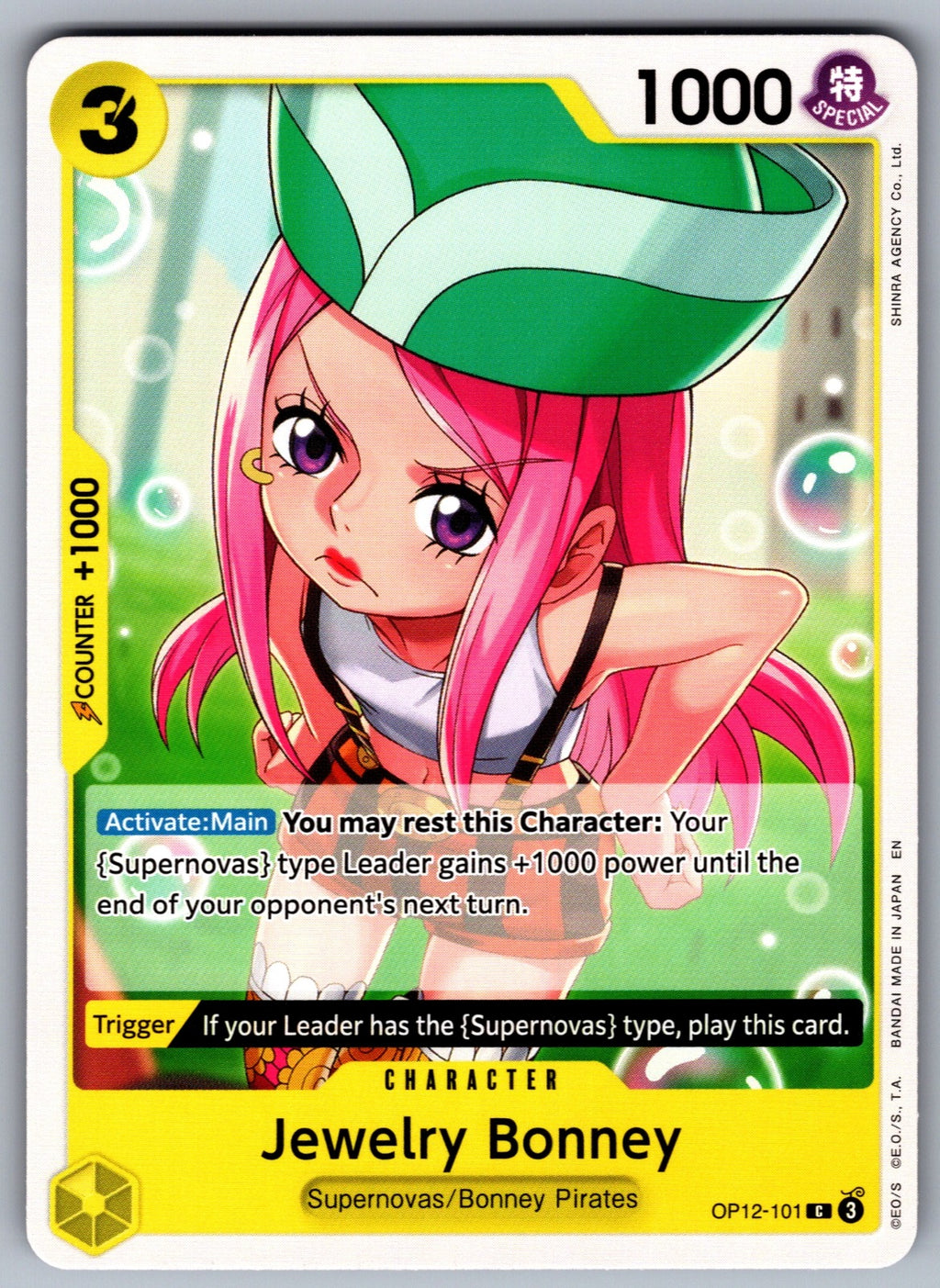 Jewelry Bonney (101) C Legacy of the Master OP12-101 NM 2025
