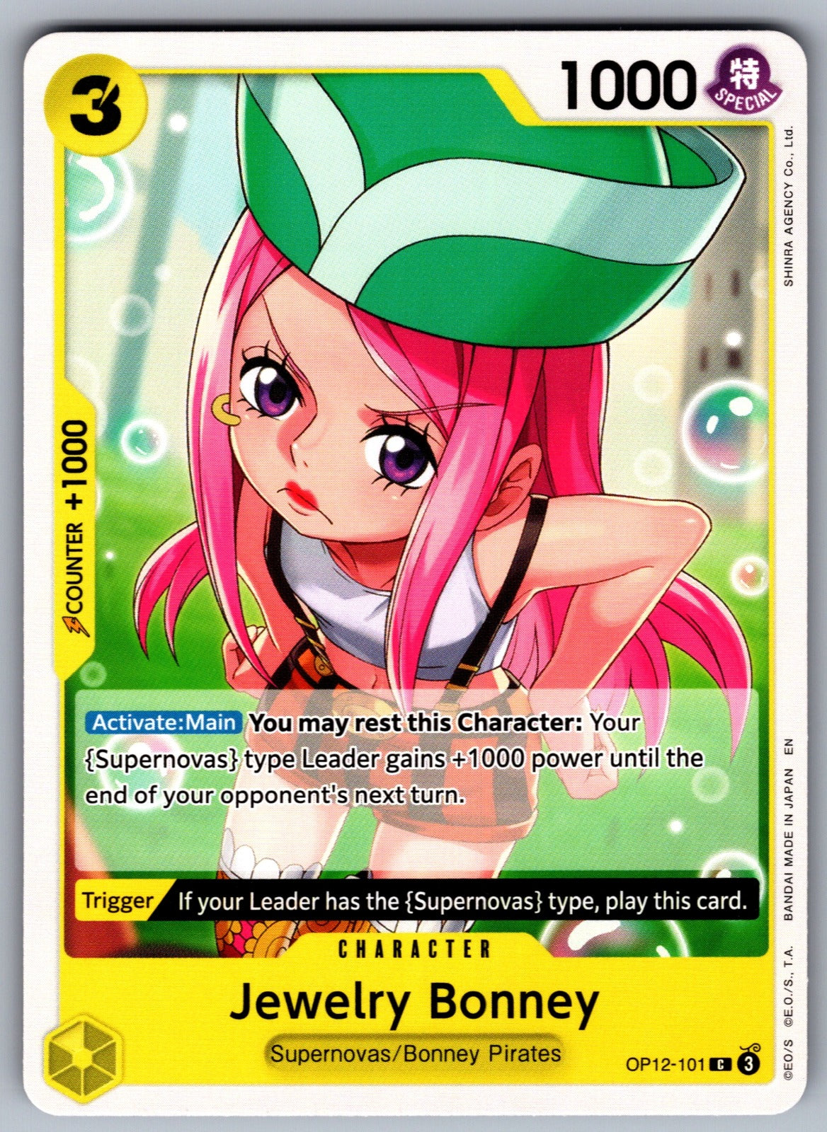 Jewelry Bonney (101) C Legacy of the Master OP12-101 NM 2025