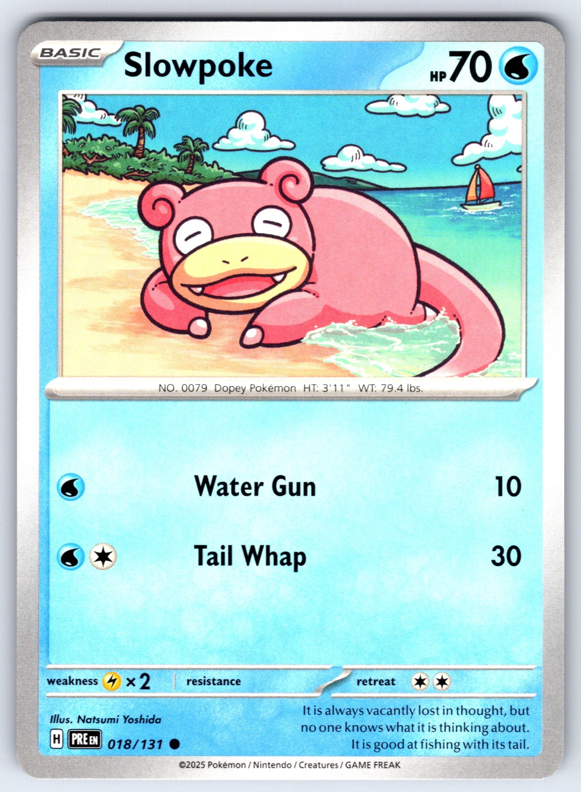 Slowpoke Common SV: Prismatic Evolutions 018/131 NM 2025