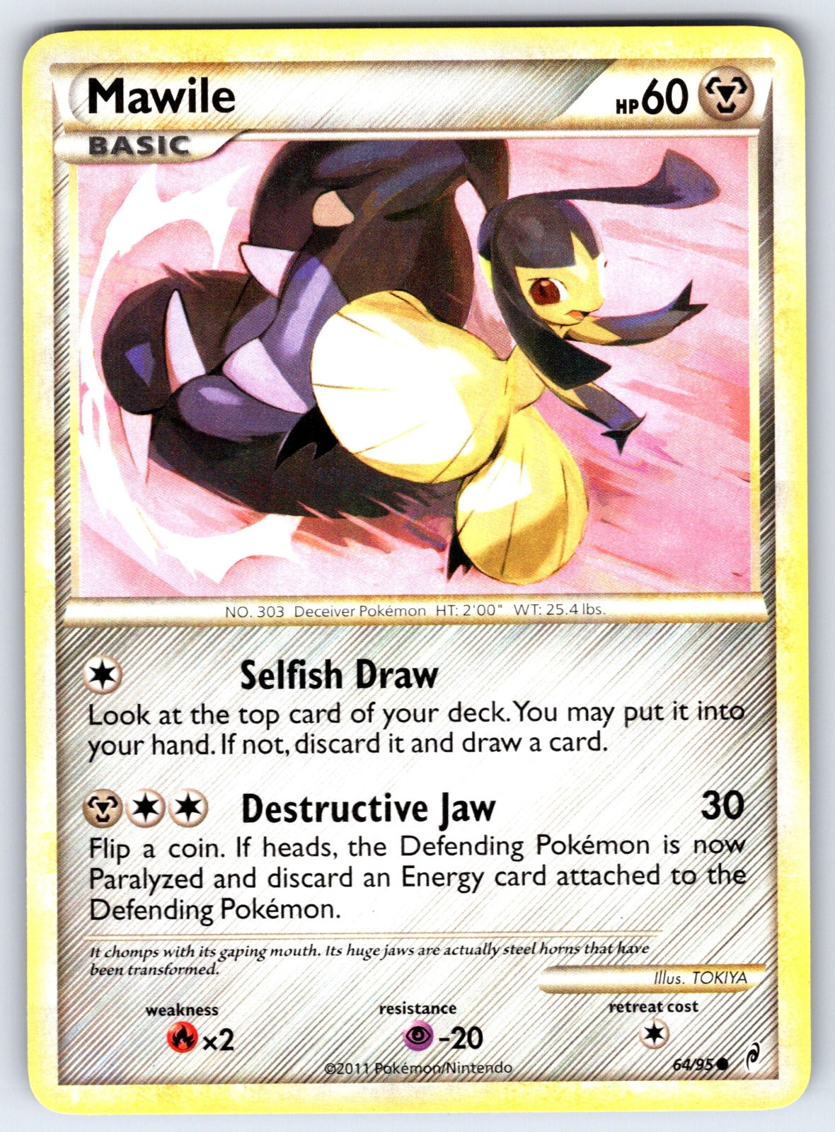 Mawile Common Call of Legends 64/95 LP 2011