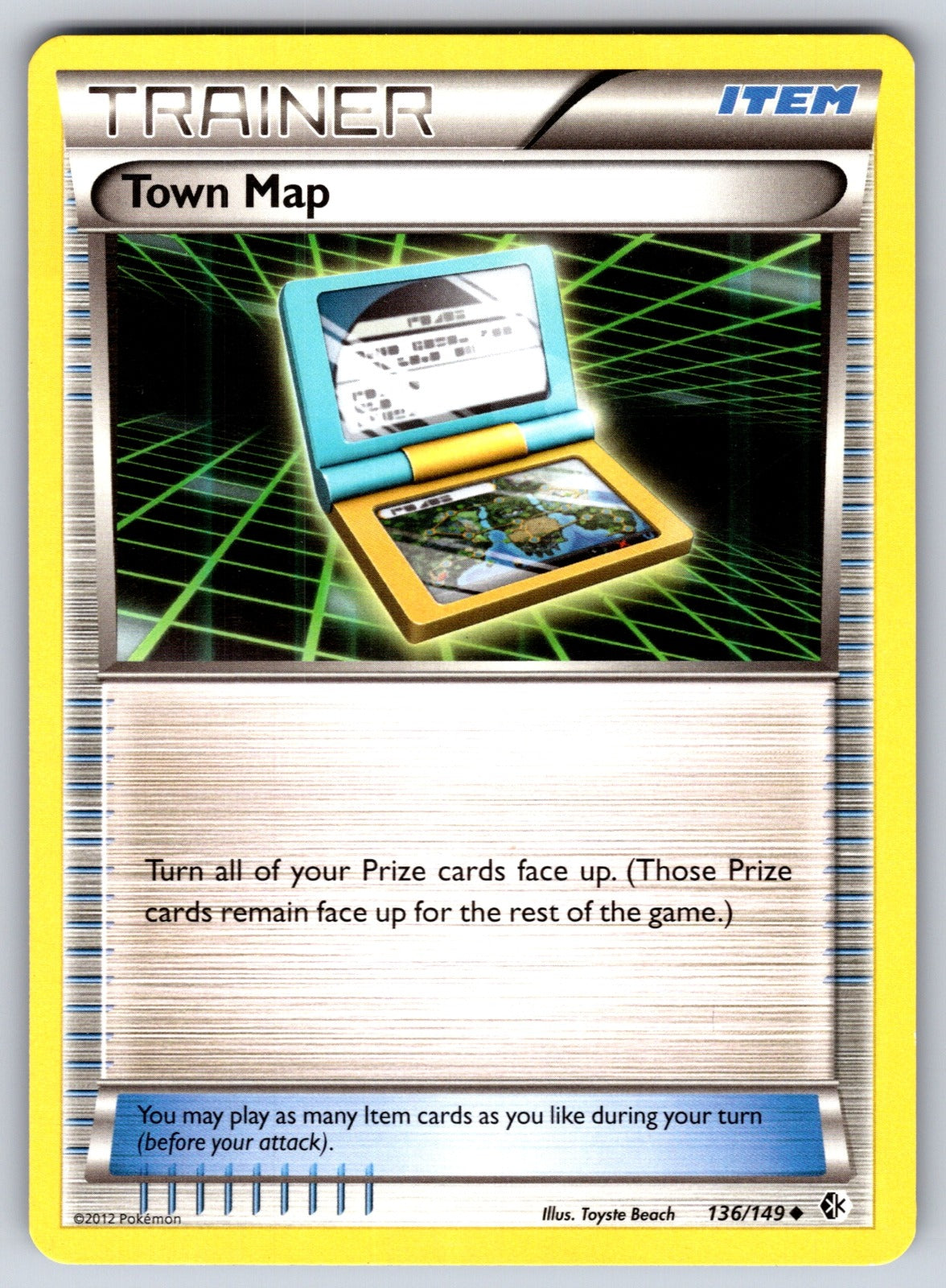 Town Map Uncommon Boundaries Crossed 136/149 LP 2012