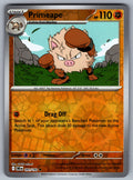 Primeape Reverse Holo Common SV10: Destined Rivals 091/182 NM 2025