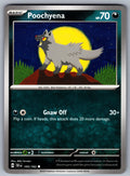 Poochyena Common SV05: Temporal Forces 105/162 NM 2024