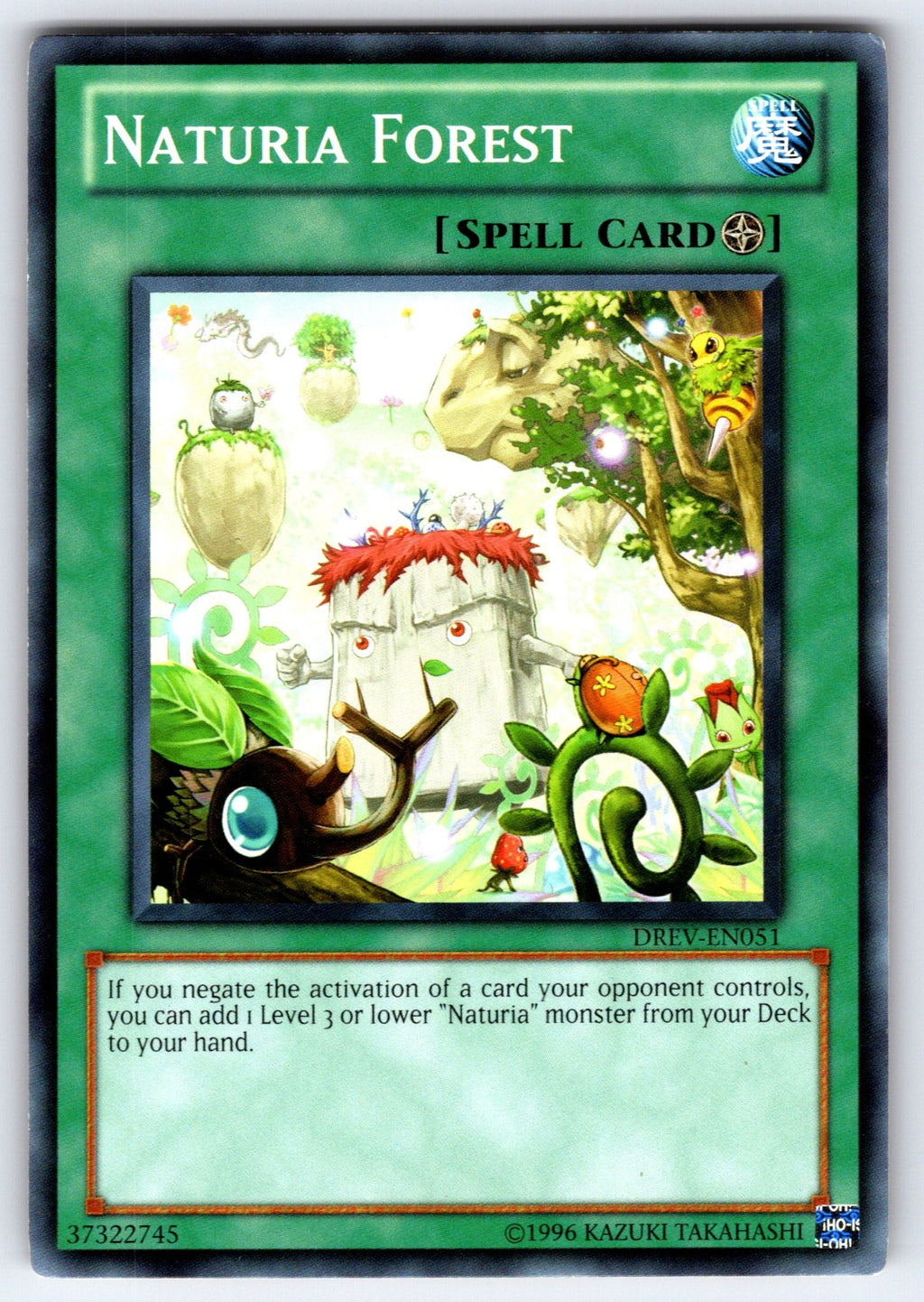 Naturia Forest Unlimited Common Duelist Revolution DREV-EN051 LP 2010