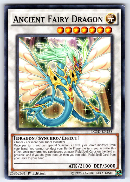 Ancient Fairy Dragon 1st Edition Common Legendary Collection 5D's LC5D-EN238 NM 