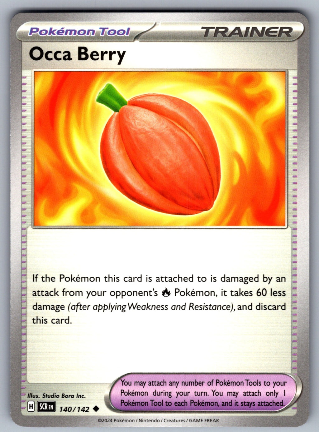 Occa Berry Uncommon SV07: Stellar Crown 140/142 NM 2024