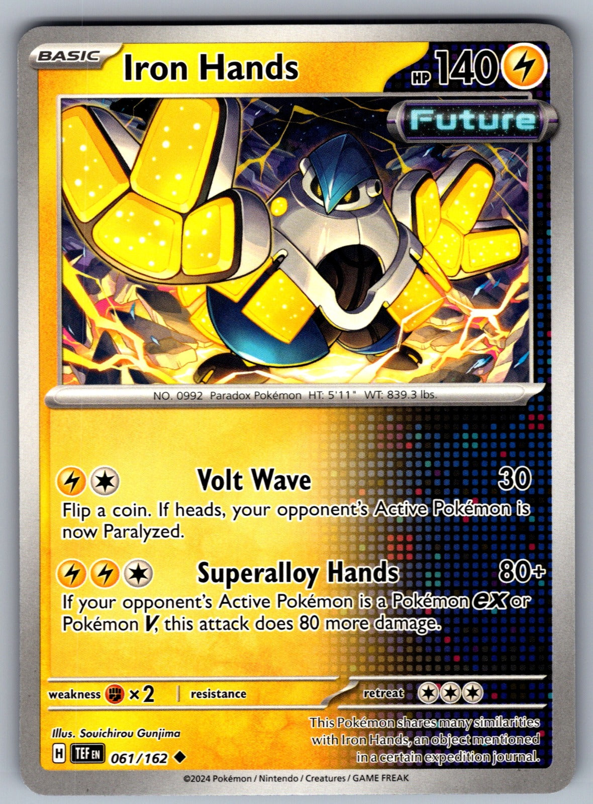 Iron Hands Uncommon SV05: Temporal Forces 061/162 NM 2024