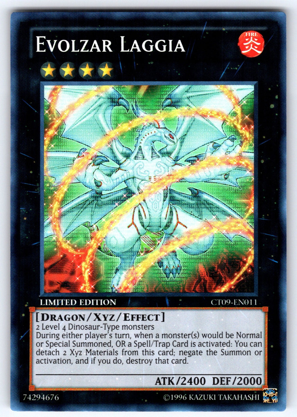 Evolzar Laggia Limited Super Rare 2012 Collectors Tin CT09-EN011 NM 2012