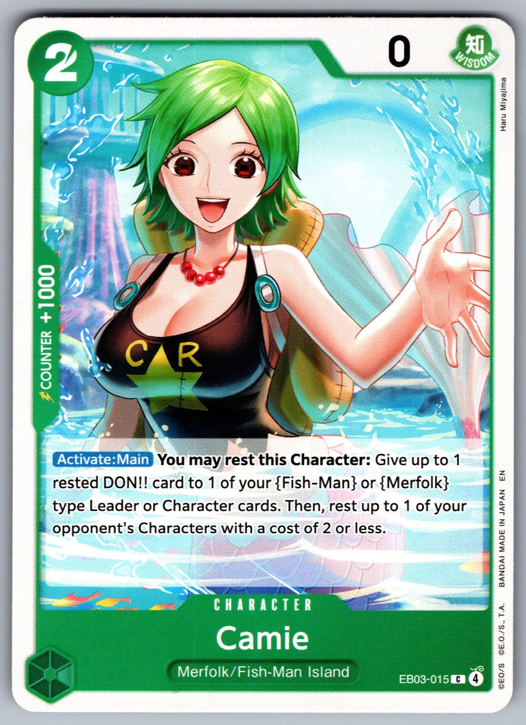 Camie C Extra Booster: One Piece Heroines Edition EB03-015 NM 2026