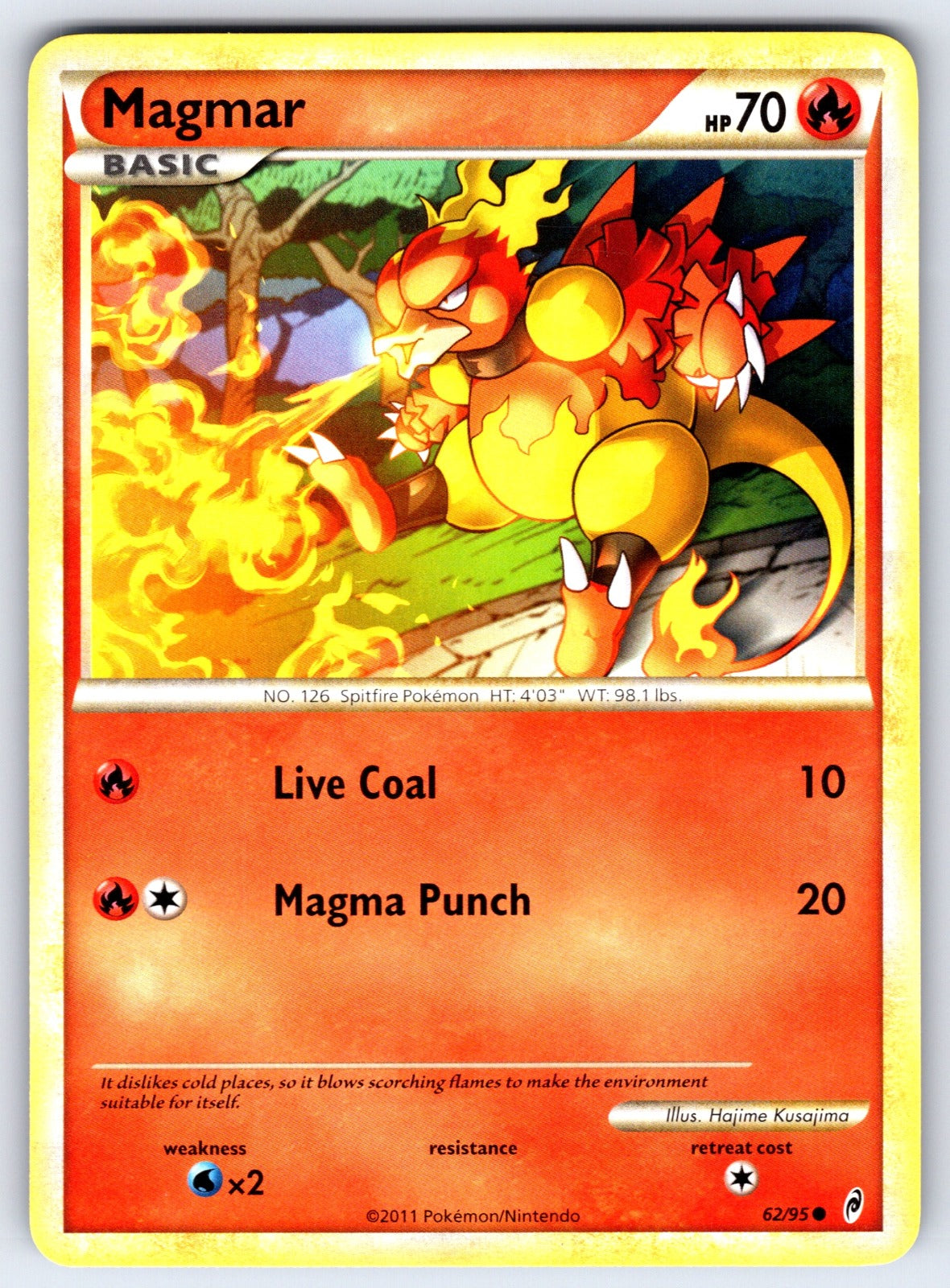 Magmar Common Call of Legends 62/95 LP 2011
