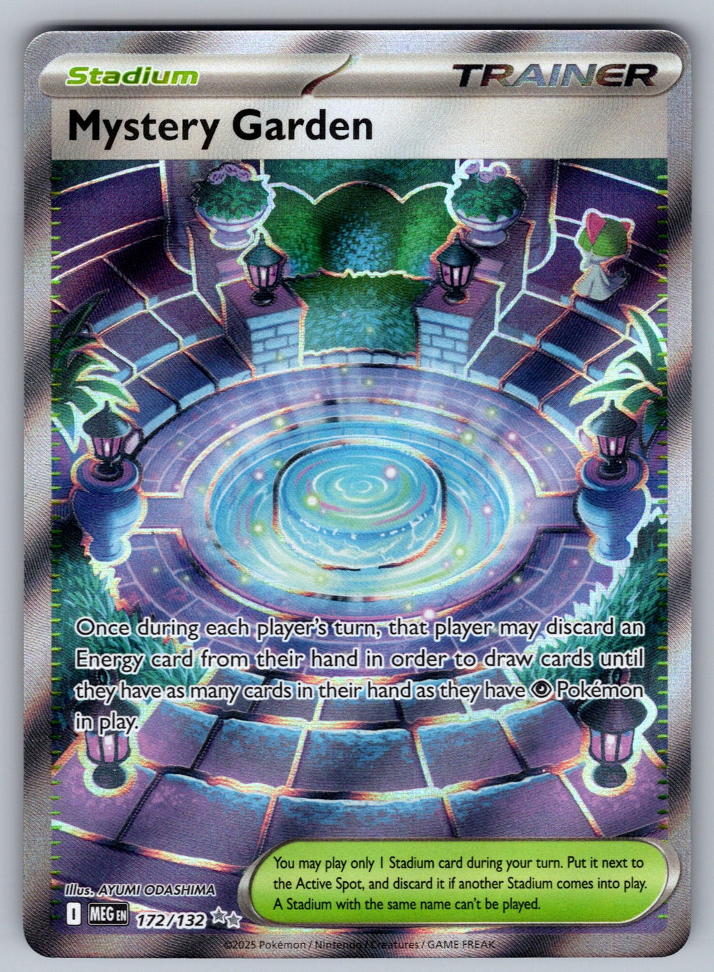 Mystery Garden - Holo Ultra Rare ME01: Mega Evolution 172/132 NM 2025