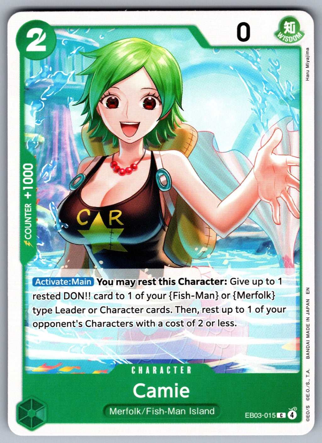 Camie C Extra Booster: One Piece Heroines Edition EB03-015 NM 2026