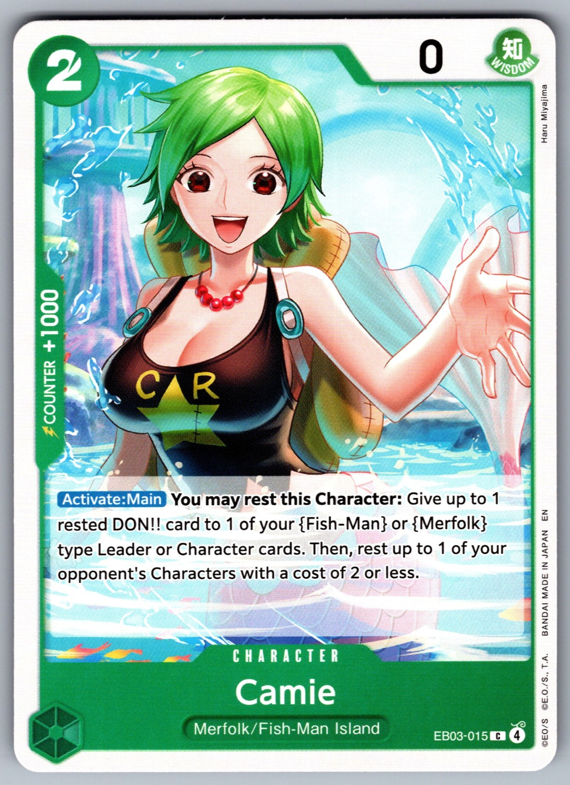 Camie C Extra Booster: One Piece Heroines Edition EB03-015 NM 2026