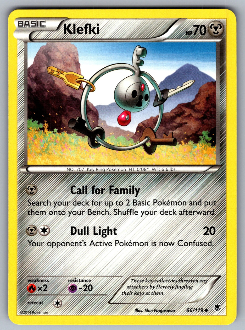 Klefki Uncommon XY - Phantom Forces 66/119 LP 2014