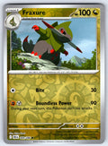 Fraxure Reverse Holo Common SV: Black Bolt 069/086 NM 2025